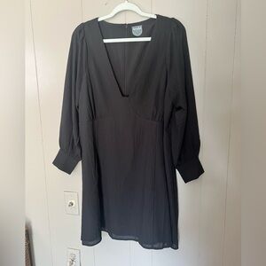Arula Dress long Sleeves Black Sz X